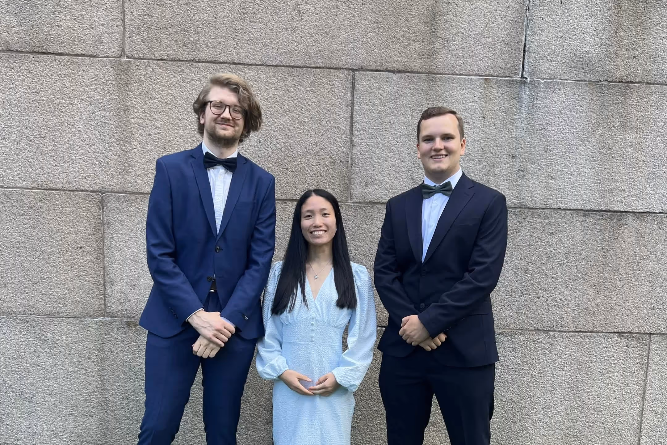 Lorentzo-teamet: William Johansson, Ling Svahn och Erik Lidbom